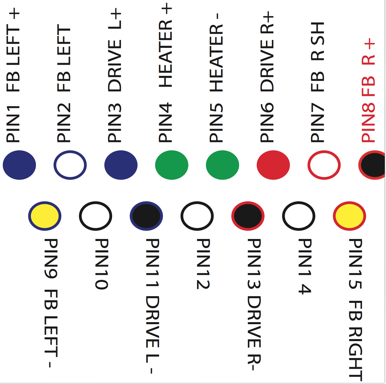 caruso db15 connector pinout 